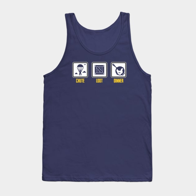 Chute - Loot - Dinner Tank Top by TheHookshot